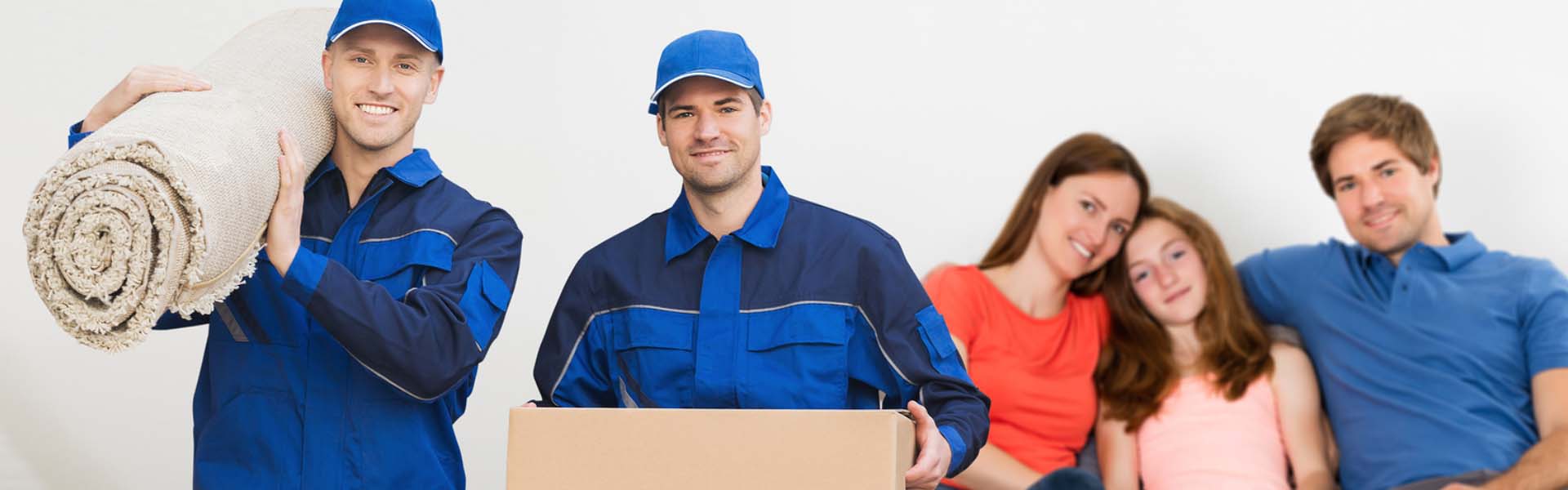 Professional moving team